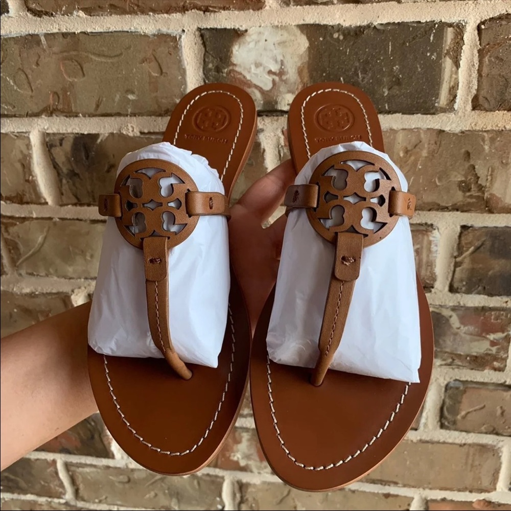 OFFERS? NEW Tory Burch Gabriel Flat Thong Sandals